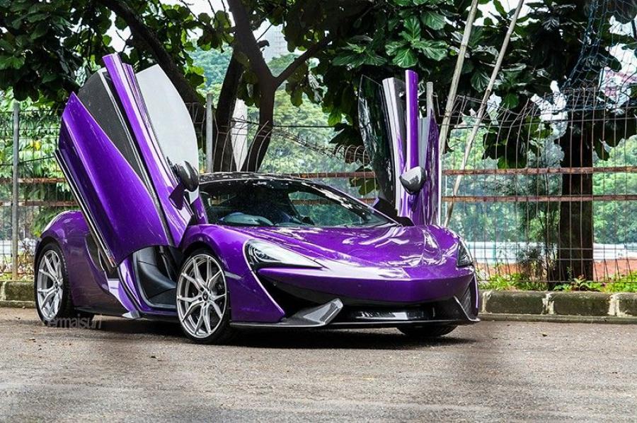 McLaren 570S Mauvine Blue by Permaisuri '2016